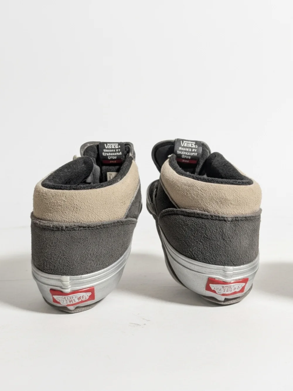 Vans Half Cab Pro Two Tone Mid-Top Sneakers - Periscope Grey/Drizzle